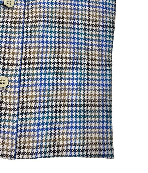 Chemise pied de poule multi couleur